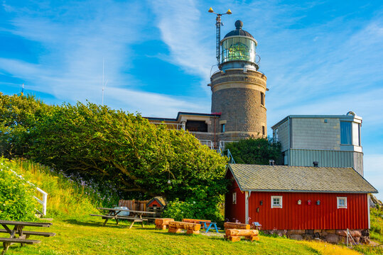 Kullen Lighthouse at Kullaberg peninsula in Sweden