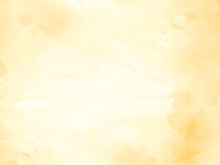 Abstract soft yellow watercolor texture design background