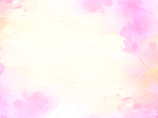 Fototapeta na wymiar Decorative soft colorful pink watercolor texture design background