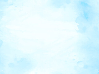 Abstract soft blue watercolor texture design background