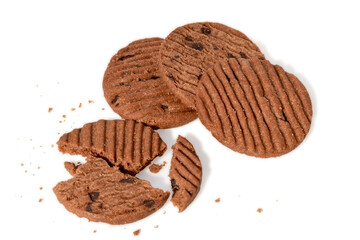Biscuit  isolated on white background