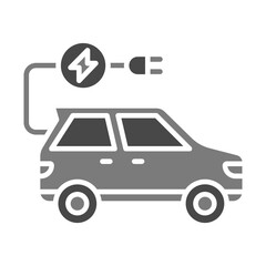 Electric Car Icon