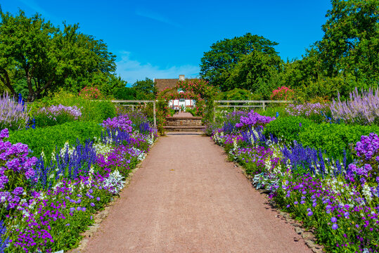 Gardens at Sofiero palace in Sweden