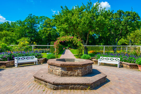 Gardens at Sofiero palace in Sweden