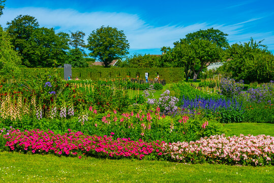 Gardens at Sofiero palace in Sweden