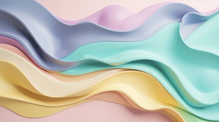 Obraz premium AI art gpastel colour paint ペイントパステルカラーペイント