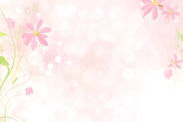 Obraz na płótnie Canvas Spring background with flowers, soft light, gentle tones