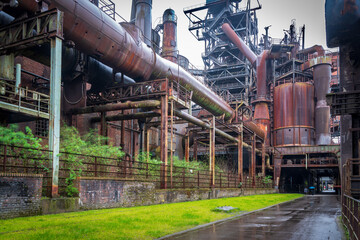 Fototapeta premium old industrial complex