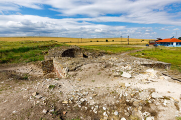The Halmyris Ruins of the Roman Empire at Tulcea in Romania