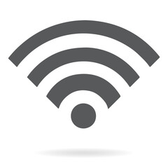 Wifi Icon Black. Wi Fi vector icon.
