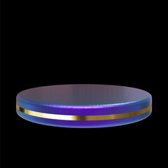 metal podium gold gradient