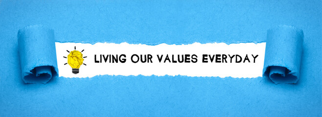 Living our values everyday