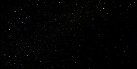 Night sky with stars and galaxy in outer space, universe background