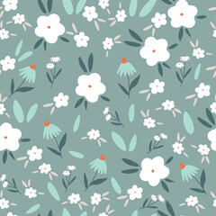 Seamless floral pattern. Texture of flowers.