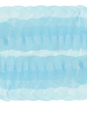 Fototapeta premium abstract composition in blue pastel watercolour with undulating effect and symmetry, blue background watercolor