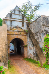 View of the Negombo fortress in Sri Lanka
