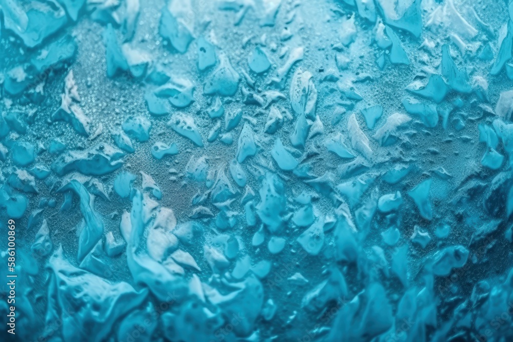 Aufkleber close-up view of water droplets on a window created with generative ai technology