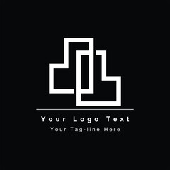 LL initial design logo icon business