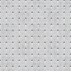 Geometric damask seamless pattern with grunge texture