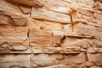 Fototapeta premium rock wall in a natural outdoor setting created with Generative AI technology