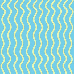Simply seamless waves pattern design for decorating wallpaper, wrapping paper, fabric, backdrop and etc.