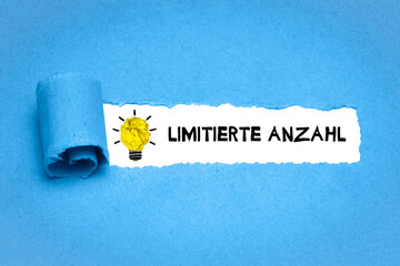 Limitierte Anzahl	