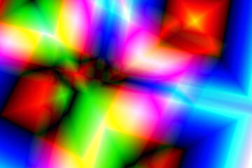 Abstract and colorful psychedelic gradient wallpaper