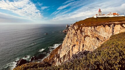 Cabo da roca, Portugal, the western point of Europe