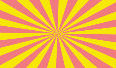 Pink yellow swirl rays background. spiral burst wallpaper vector. Abstract Vector illustration. Pink yellow sunshine background Vector.Pink yellow sunshine background ai. pastel sunshine backgroud
