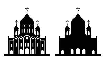 The Great Orthodox Cathedral. Cathedral of Christ the Savior. Church