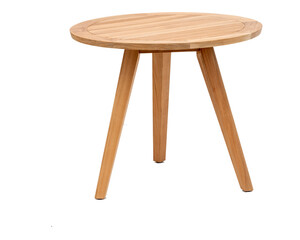 A round table made of wood