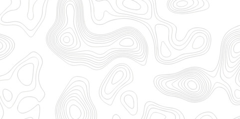 Black and white lines seamless Topographic map patterns, topography line map. Vintage outdoors style. The stylized height of the topographic map contour in lines and contours isolated on transparent.