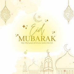 Eid Mubarek Greeting Cards And Templates For Muslims