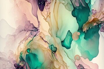 multicolored alcohol ink pattern combinedartistic