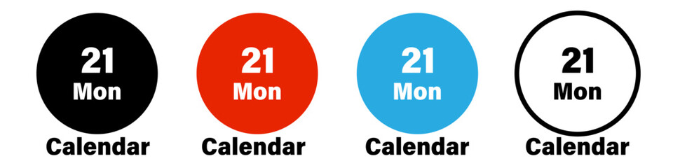 Calendar icon. vector 