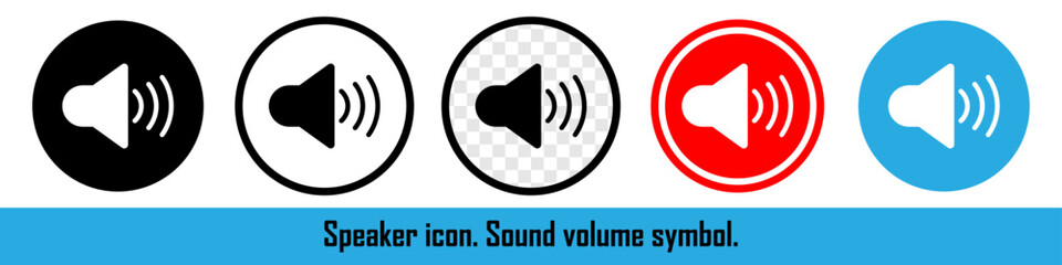 Speaker on the phone. Turning the sound up or down. The sound sign. Volume sign. Vector