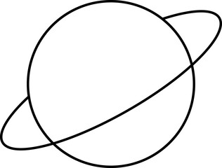 Circle linear borders, minimal elements in modern minimalist style
