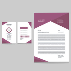 Stationary design , ID card and leeterhead.