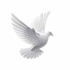 Obraz premium Dove Logo. Generative AI