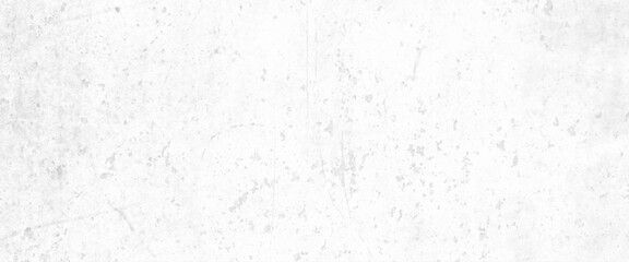 White painted old concrete wall wide texture. whitewashed rough cement slab, wall distressed texture background, grunge concrete overlay texture, dirty grunge texture background with space.