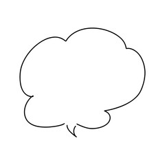 シンプルな手書き吹き出し