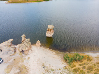 Emre Lake is located in the city of Afyonkarahisar in Turkey. It has an amazing nature. Balloon...