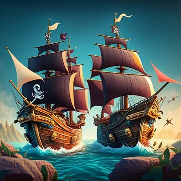 Pirate Ship Vector Images – Browse 91,776 Stock Photos, Vectors