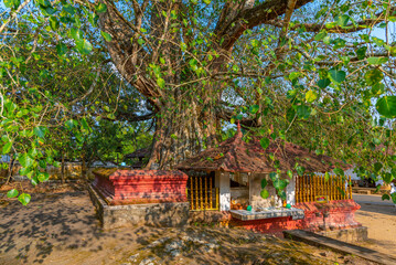 Embekka temple near Kandy, Sri Lanka