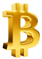 Obraz premium Bitcoin symbol 