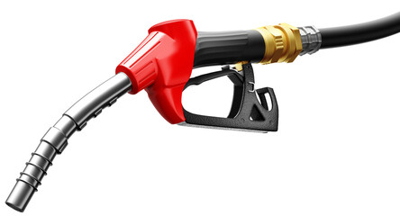 Red gasoline pump	
