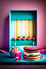 Free photo happy birthday background wallpaper