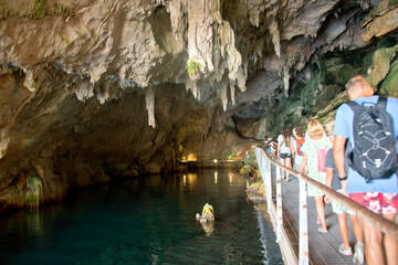 Dorgali- Sardinia 06-12-2021 -Bue Marino caves- grotto, guided tour, Dorgali, Sardinia, Italy