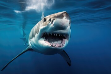 great white shark, generative AI
