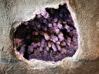 amethyst mineral texture